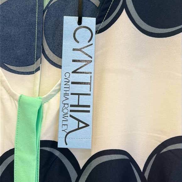 Cynthia Rowley “Dot Stripe Prima Floral” in Lightweight Fabric Summer sz.10 NWT - Picture 5 of 9